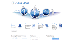 Desktop Screenshot of alpha-bids.com